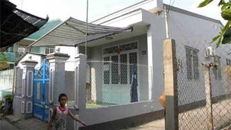 Ngôi nhà nơi phát hiện vụ viêc tại xã Sơn Đông, TP. Bến Tre
