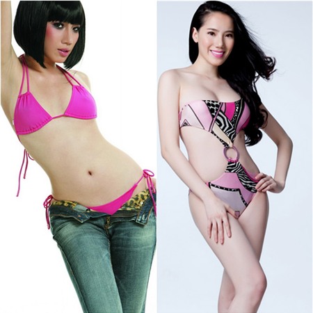Một hình ảnh 'một trời một vực' của Chung Thục Quyên.