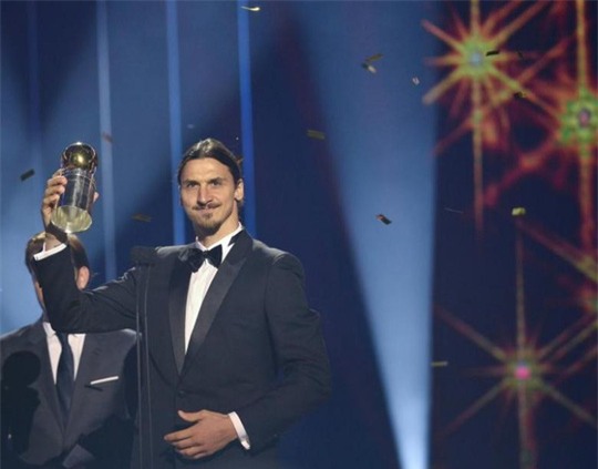 Cầu thủ bóng đá Zlatan Ibrahimovic. Ảnh: Reuters