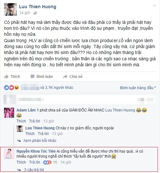 Tóc Tiên: Nhiều người trong nghề chỉ thích lấy tuổi đè người! - Ảnh 2. Tóc Tiên: Nhiều người trong nghề chỉ thích lấy tuổi đè người! - Ảnh 2.