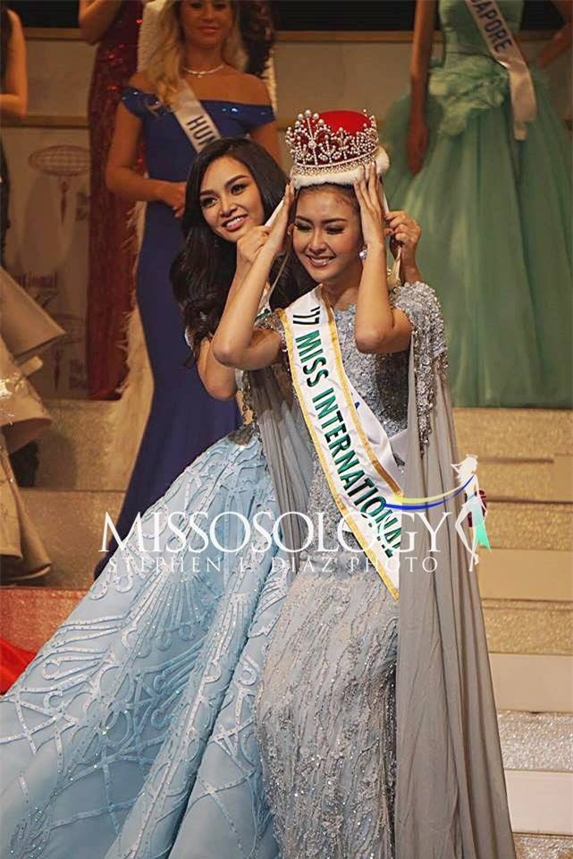 Nhan sắc xinh đẹp của đại diện Indonesia, cô gái đánh bại hơn 70 đối thủ đăng quang Miss International 2017 - Ảnh 1.