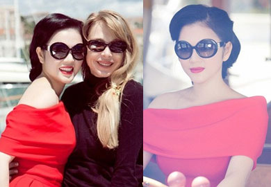Lý Nhã Kỳ  'vung tiền' không tiếc tay tại Cannes