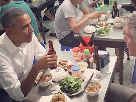 Obama ăn bún chả ở Hà Nội: Kịch bản giữ kín suốt một năm