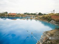 Hồ nước xanh ngắt ở Hải Phòng: Địa điểm mới đang khiến giới trẻ xôn xao