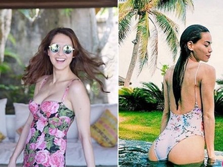 “Mỹ nhân đẹp nhất Philippines” mặc bodysuit đã choáng, nhìn sang Hà Hồ lại càng choáng hơn