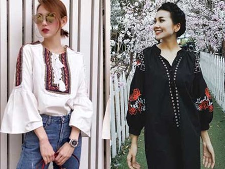  Váy áo thêu họa tiết: Những kiểu dáng đáng sắm nhất cho Xuân/Hè 2017