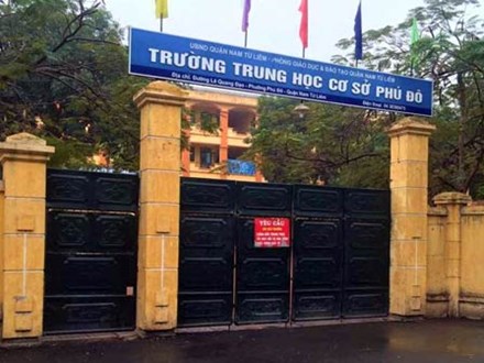 Giáo viên tố sai phạm của Hiệu trưởng Trường THCS Phú Đô