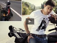 Johnny Trí Nguyễn gặp tai nạn khi đi tour khiến xe Ducatti 'biến dạng' 