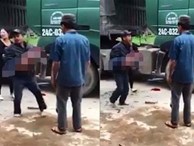 Yên Bái: Bố đau đớn ôm thi thể con trai 2 tuổi bị xe tải cán tử vong