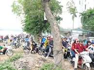 Chùm ảnh: Nhiều người dân 'cày nát' đường ven hồ Linh Đàm để thoát khỏi cảnh tắc đường ngày nghỉ lễ