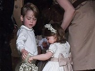 Hoàng tử nhí Anh Quốc bị mẹ mắng trong lễ cưới của dì ruột