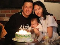 Vợ 9x của Lam Trường 'mũm mĩm' đón sinh nhật sớm bên chồng và con gái đầu lòng 
