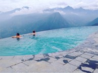 2 resort có bể bơi vô cực với view đụng núi đẹp ngất ngây, cách Hà Nội chỉ 1 đêm đi tàu