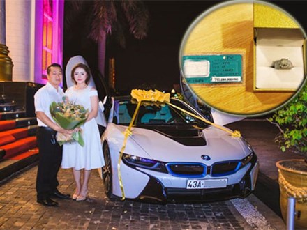 Ghen tị với cuộc sống xa hoa của cô vợ Đà Nẵng được tặng nhẫn kim cương, đi siêu xe 7 tỉ