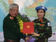 Nữ sĩ quan Việt Nam đầu tiên đi gìn giữ hòa bình Liên Hợp Quốc 