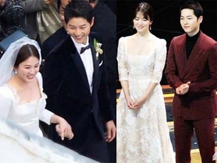 Hóa ra váy cưới của Song Hye Kyo đã được tiết lộ từ trước mà chúng ta chẳng hề hay biết