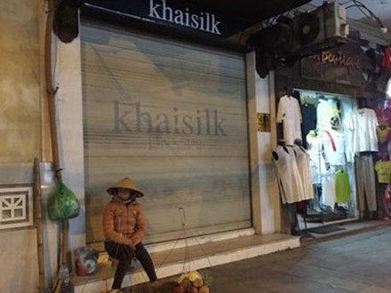 Nhiều cửa hàng Khaisilk tìm người thuê mặt bằng