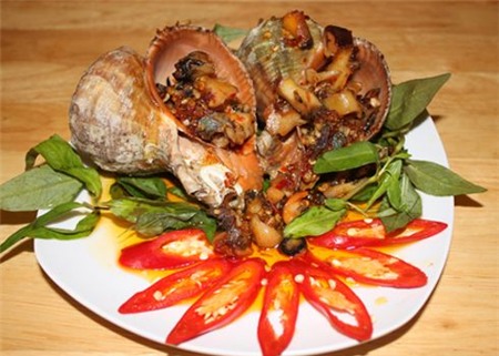 Nướng nước mắm nhĩ.