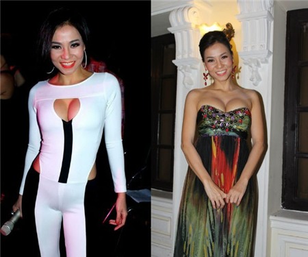 Muôn kiểu khoe ngực 