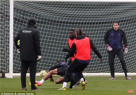 Mancini, Balotelli, Man City