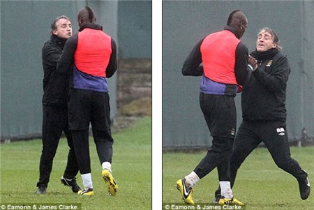 Mancini, Balotelli, Man City