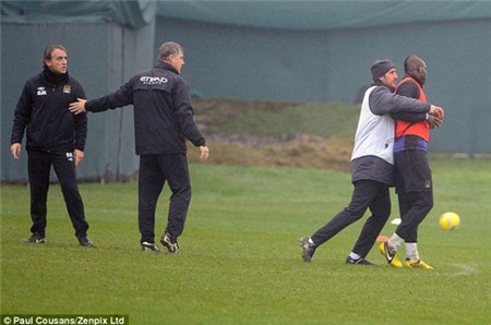 Mancini, Balotelli, Man City