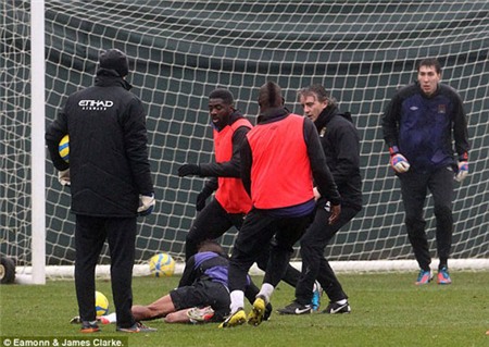 Mancini, Balotelli, Man City