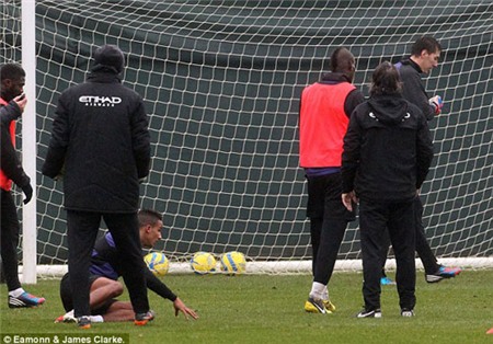 Mancini, Balotelli, Man City