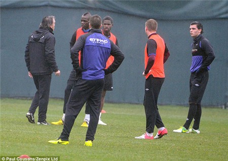 Mancini, Balotelli, Man City