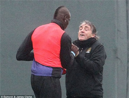 Mancini, Balotelli, Man City