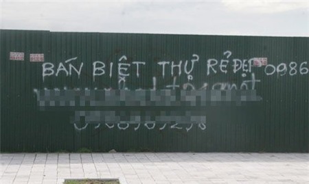 Rao bán bất động sản khắp nơi (Ảnh: D.A)