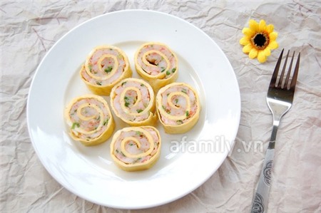 Trứng cuộn tôm lạ miệng ngon cơm 1