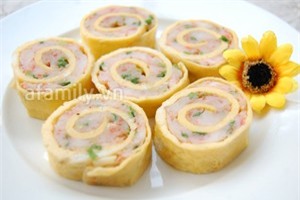 Trứng cuộn tôm lạ miệng ngon cơm 7