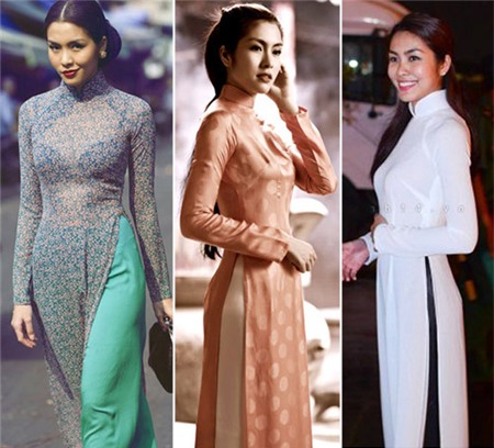 Ngắm các biểu tượng thời trang nữ tính áo dài - 5