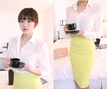 Thử tài với màu vàng chanh 