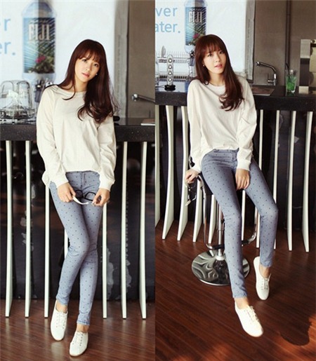 3 cách mix đồ đơn giản với quần skinny, Thời trang, Quan skinny, quan skinny mac voi ao gi, quan skinny jeans nu, quan skinny jeans dep