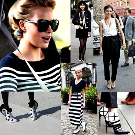 Mặc đen - trắng