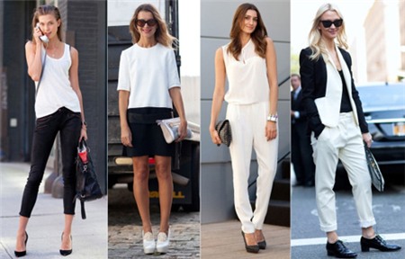 Mặc đen - trắng