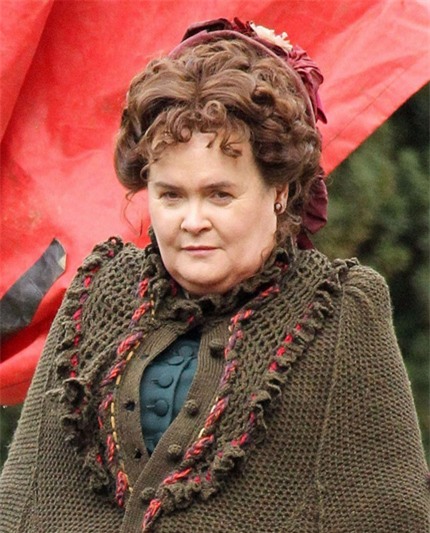 Susan Boyle xuất hiện tại phim trường bộ phim