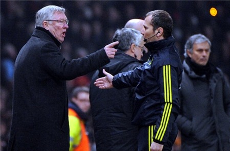 Sir Alex, M.U, Real, Mourinho, trọng tài