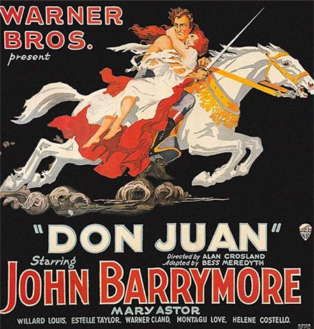 Những gã Don Juan hớp hồn của màn ảnh, Phim, Don juan, so khanh, dao hoa,John Barrymore, Errol Leslie Thomson Flynn, Adventures of Don Juan, Johnny Depp, Jacques Weber, dien vien, ngoi sao, bao ngoi sao