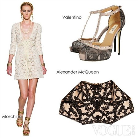 7 cách phối hợp váy ren sang & sành, Thời trang, thoi trang ren, xu huong ren, ren, trang phuc ren, vay ren, phoi do,