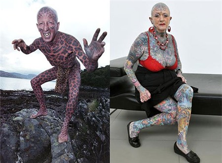 10 kỷ lục lạ lùng nhất thế giới, Phi thường - kỳ quặc, ky luc the gioi, ky luc, ky la, chuyen la, co that, tin tuc, vong 1 khung nhat, nhieu hinh xam nhat, long tai dai nhat, luoi dai nhat