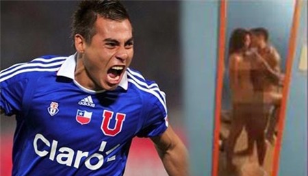 Eduardo Vargas đang gặp phiền toái với scandal lộ ảnh sex. Ảnh: