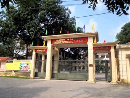 Trường THPT Lương Đắc Bằng là một trong những điểm thi học sinh giỏi vừa qua