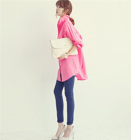 Mặc trắng và hồng đẹp như tiểu thư mùa hạ, Thời trang, mix trang hong dep, mac trang hong dep, cach mix trang hong, thoi trang, thời trang, thoi trang tre