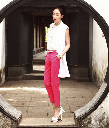 Mặc trắng và hồng đẹp như tiểu thư mùa hạ, Thời trang, mix trang hong dep, mac trang hong dep, cach mix trang hong, thoi trang, thời trang, thoi trang tre