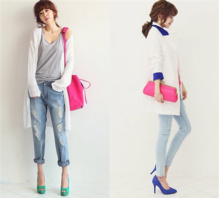 Mặc trắng và hồng đẹp như tiểu thư mùa hạ, Thời trang, mix trang hong dep, mac trang hong dep, cach mix trang hong, thoi trang, thời trang, thoi trang tre