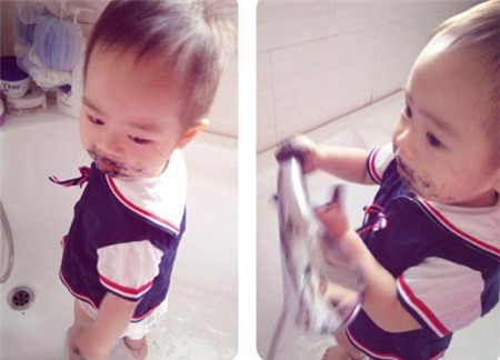 Ngắm bà xã và con trai đáng yêu của Lý Hải - 12