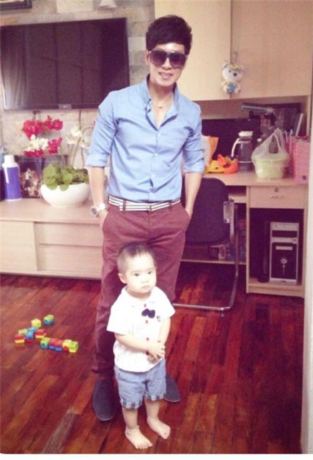 Ngắm bà xã và con trai đáng yêu của Lý Hải - 3